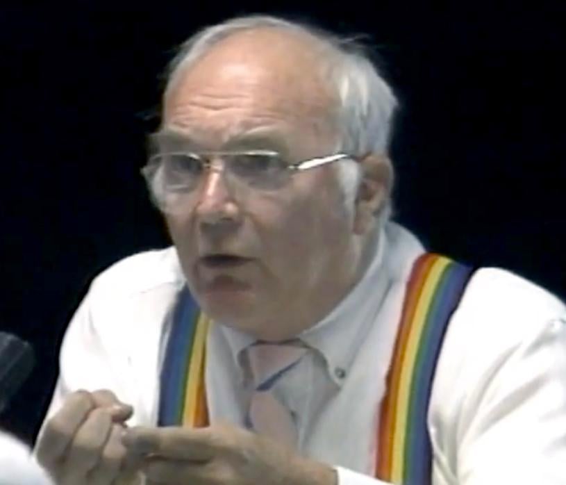 From 1985 to 2000, Bill Jauss appeared on The Sportswriters on TV, pictured above, discussing hot sports topics. He died Wednesday at 81.