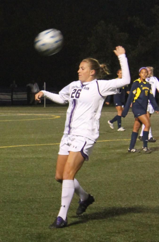  Northwestern defender Bri Westlund and the Wildcats are gunning for their third Big Ten win in a row this weekend. NU won only two games all of last season.