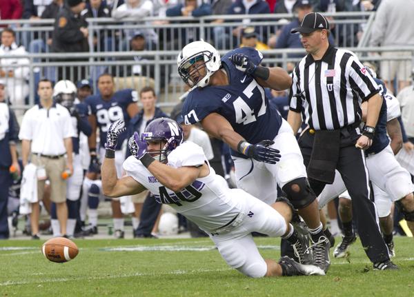 Northwestern superback Dan Vitale has slowly grown into a larger part of the  NU offense as a true freshman, and his coaches think his future is bright.