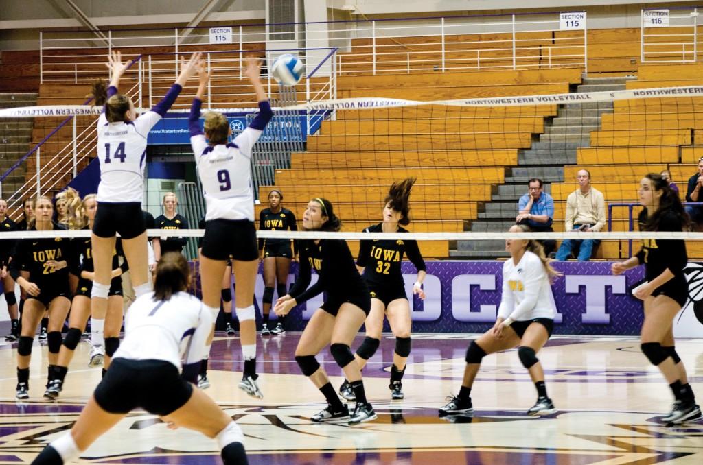 Northwestern setter Madalyn Shalter recorded 41 assists against Ohio State, but the Wildcats fell short, losing 3-1. NU now sits at 4-10 in conference. 