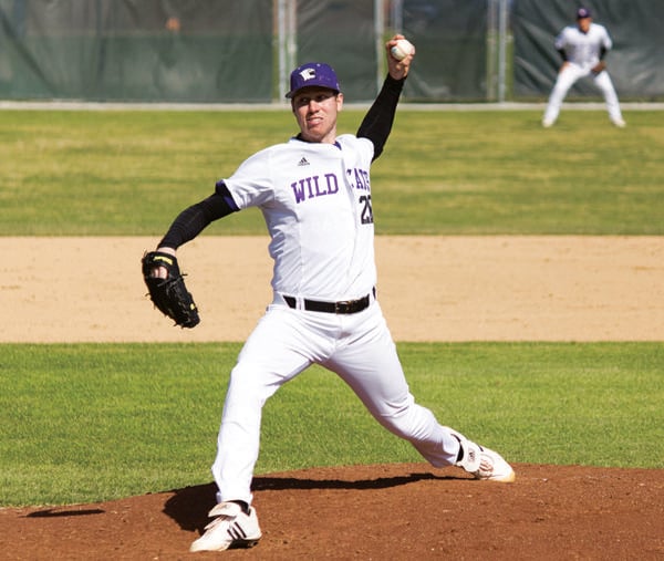 Senior pitcher Jack Harvey pitches during a game in 2012. Harvey and the rest of the pitching staff will be key to the teams success in 2013.