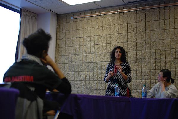 African Americans Studies Prof. Natasha Sharma spoke Thursday night about the importance of ethnic studies as part of a panel hosted by the Native American and Indigenous Student Alliance, Alianza and For Members Only. 