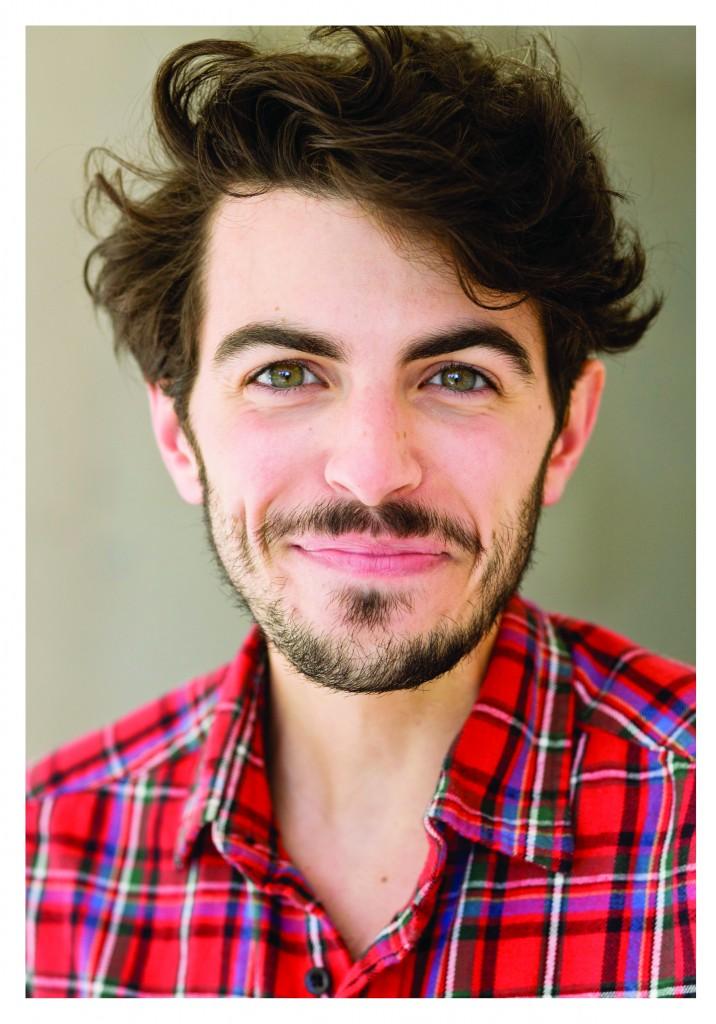 Frankie DiCiaccio (Communication ‘12) plays a swing in the new musical The Pajama Game.