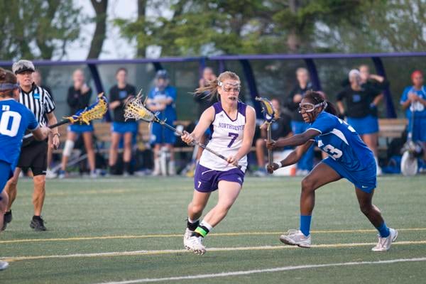 Northwestern attacker Erin Fitzgerald leads the Wildcats with 32 goals this year. The senior has taken 70 shots this season with 54 of them going on goal.