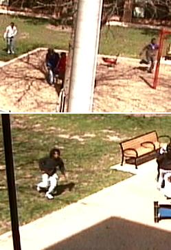 Evanston Police Department officials are trying to identify crime suspects in the photograph who were involved in the gun shooting by Fleetwood-Jourdain Community Center on Tuesday.