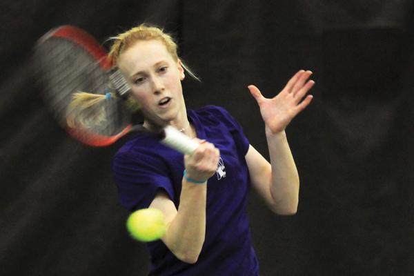 Northwestern senior Kate Turvy won both of her singles matches to help the Wildcats advance to the round of 16 in the NCAA Championships. Turvy won the deciding match Saturday against Baylor with a 6-3, 6-3 win over Victoria Kisialeva.