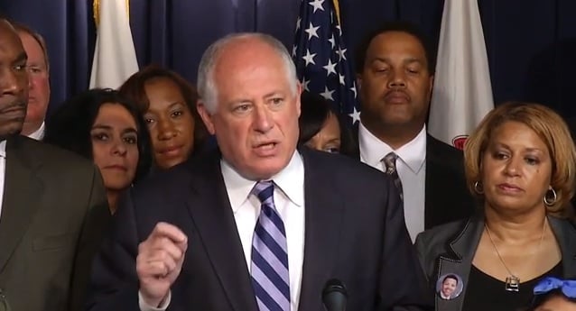 Illinois Gov. Pat Quinn on Tuesday used his amendatory veto powers to send the concealed-carry legislation back to the General Assembly. He called for a reversal of a measure that prevents local municipalities like Evanston from passing their own gun laws.