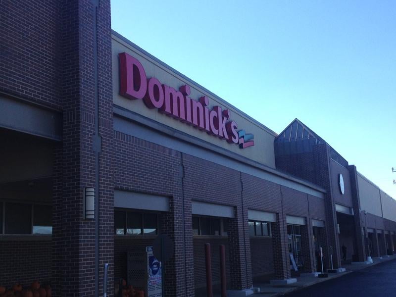 Dominicks is leaving the Chicago market by early next year. Safeway owns 72 Dominicks grocery stores in the Chicago area, including two in Evanston. 
