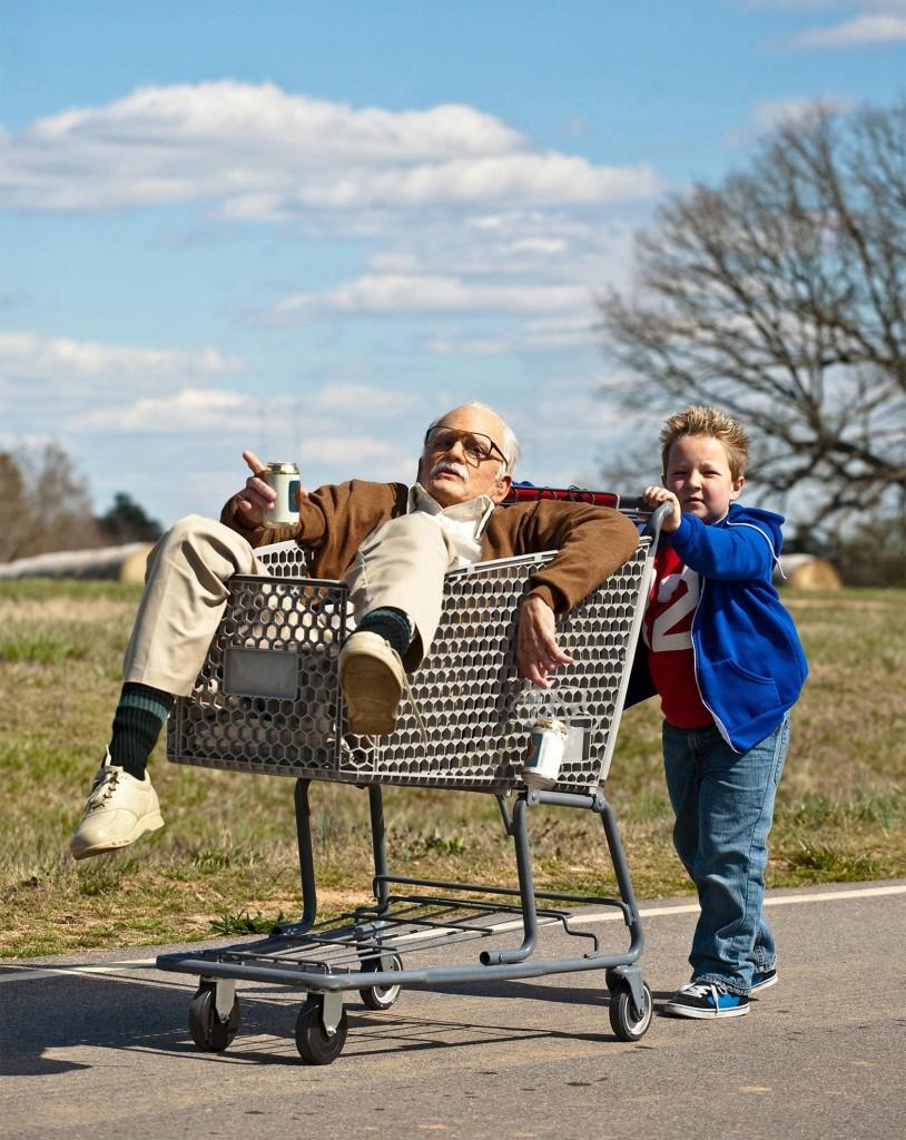 Johnny Knoxville and Jackson Nicoll star in Jackass Presents: Bad Grandpa.
