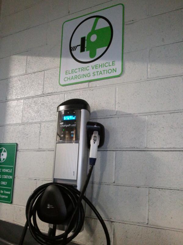A new plug-in electric vehicle charging station will be installed at the Maple Avenue parking garage within the next two months. Currently, there are three public charging stations in Evanston.
