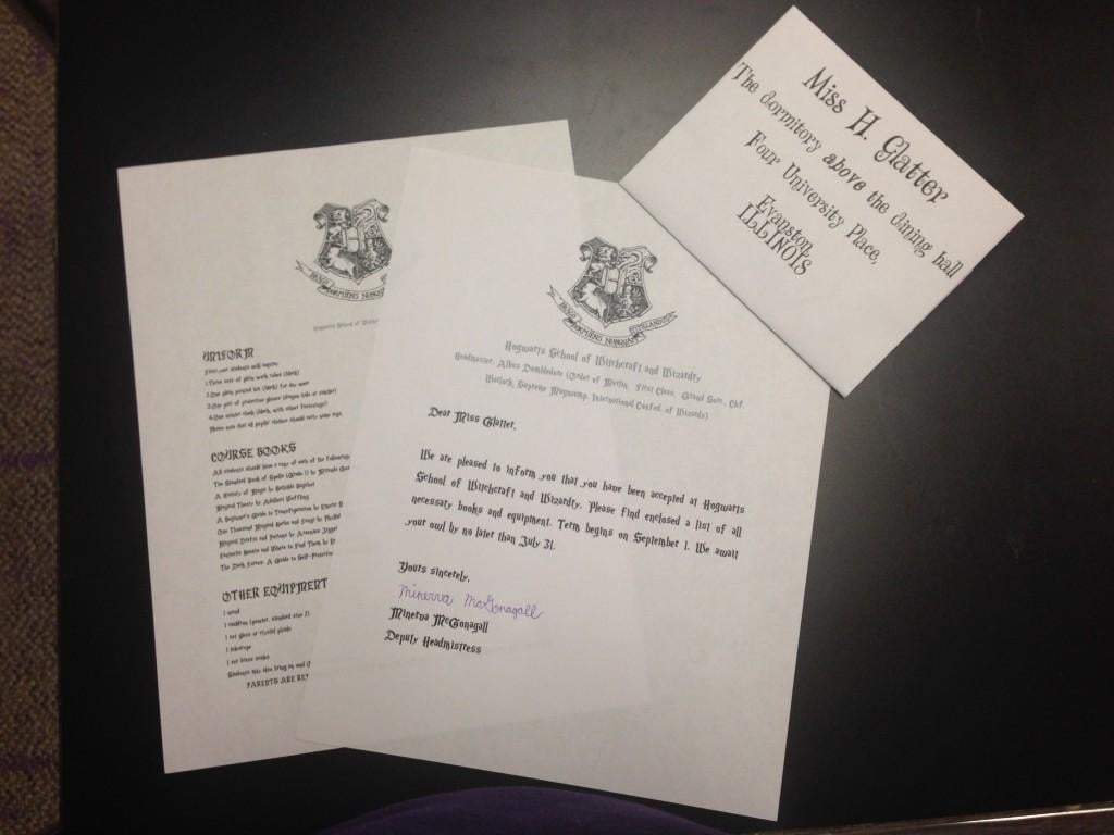 Pincidents: Congratulations on your acceptance to Hogwarts
