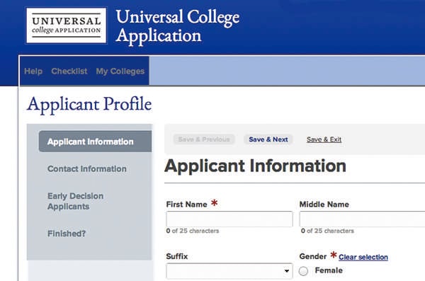 Northwestern has not joined the newly launched Universal College Application in addition to the Common Application. Dozens of schools around the country have begun offering the second option after the Common App was beset with glitches this admissions cycle. 