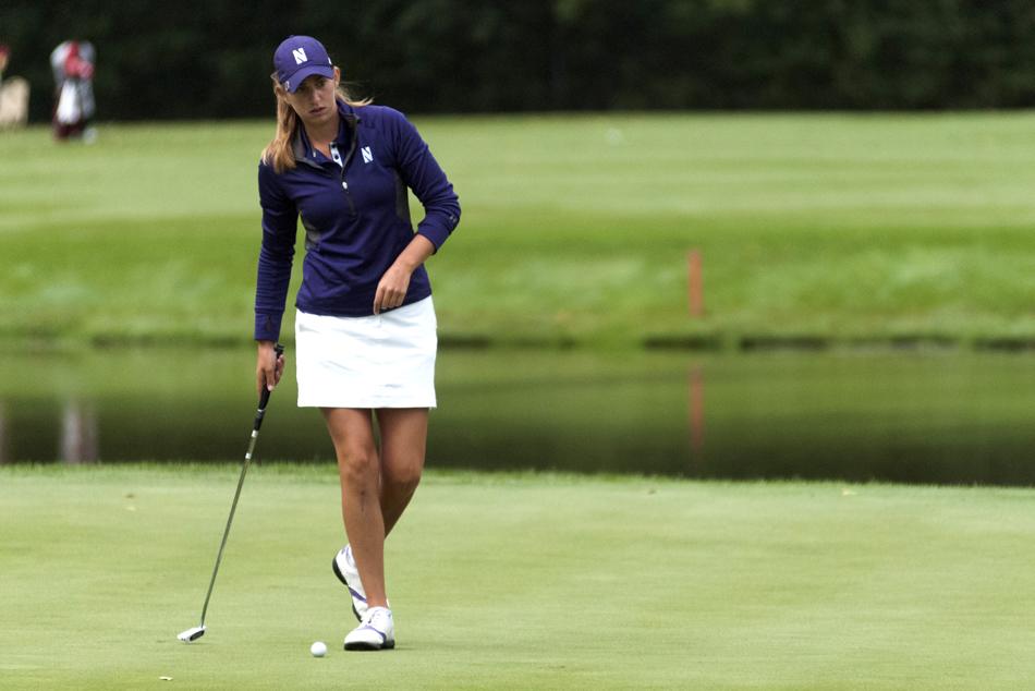  Elizabeth Szokol opened with an 80 at the Big Ten Championships but bounced back with a pair of 74s in the final two rounds. The sophomore finished tied for 13th for the event, and Northwestern placed third.

