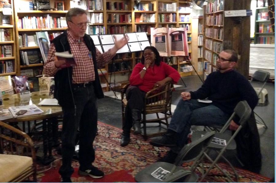 John D’Emilio, prominent LGBT historian, speaks at Bookends & Beginnings on Thursday. The independent bookstore hosted the event, which also included other speakers, in celebration of LGBT History Month.