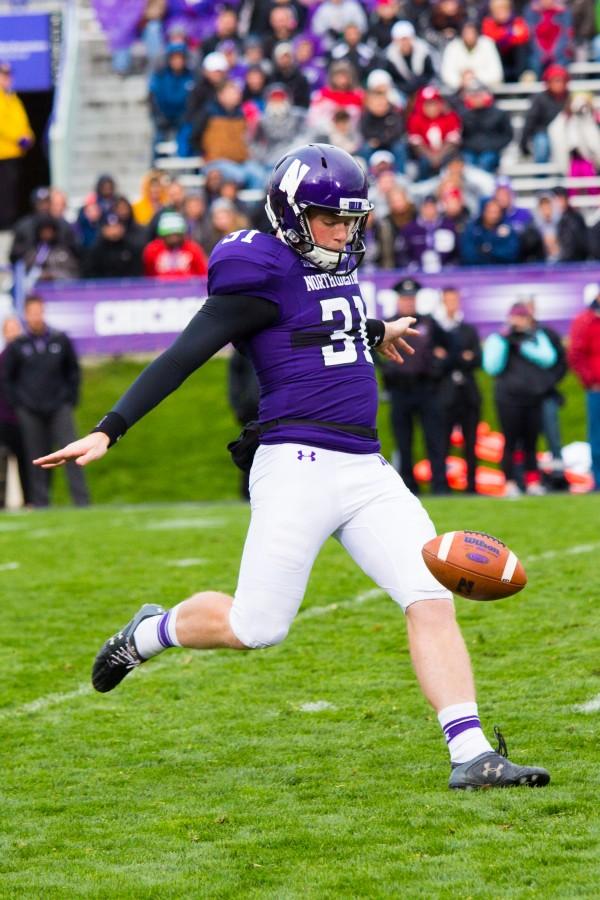 Junior punter Chris Gradone has come on strong during Northwestern’s current three-game winning streak, consistently pinning opponents deep in their own territory.