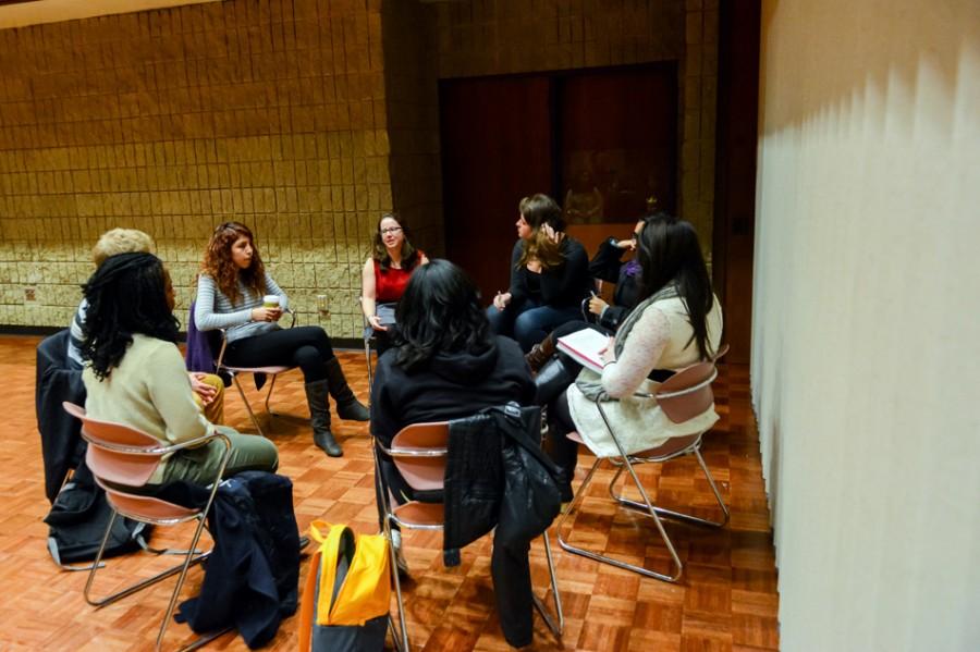 Students discuss issues of income inequality at a talk hosted by the Quest Scholars this past April. Quest Scholars’ newly formed Advocacy Committee will meet for the first time Saturday to discuss socioeconomic issues.