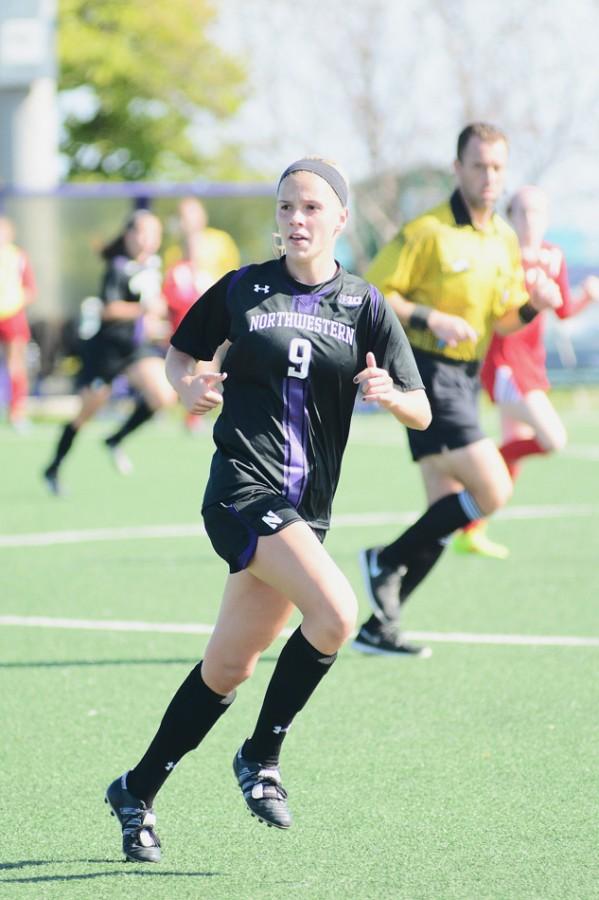 Junior Niki Sebo took three shots in Northwestern’s 2-0 loss to Ohio State. The midfielder was one of several Wildcats players to create offensive opportunities but fail to score.