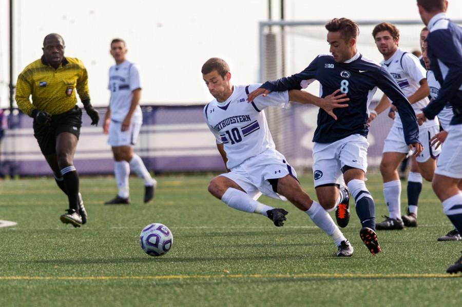 Junior forward Joey Calistri’s 2 goals gave Northwestern a 2-0 victory over Wisconsin on Wednesday. Despite the win, the Wildcats settled for third place in the final Big Ten standings because of wins by Maryland and Ohio State.
