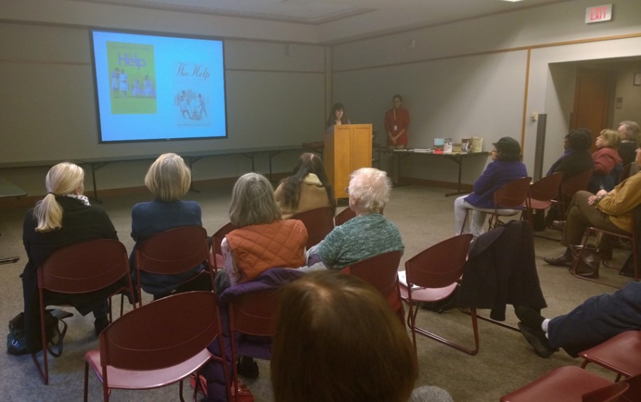 Local professor Joan Marie Johnson speaks to Evanston residents about perspectives not included in the bestselling novel “The Help.” The history professor talked about black female activists, including Rosa Parks and and Septima Clark.