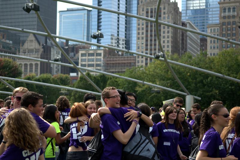 Members of the class of 2017 participate in a team building exercise during Wildcat Welcome. Members of the class of 2017 participate in a team building exercise during Wildcat Welcome. Northwestern admitted 1,011 students through early admission this year, the University announced Tuesday.