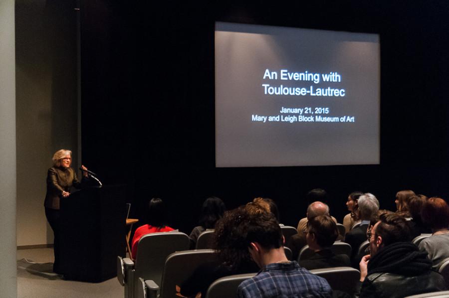 “An Evening With Toulouse-Lautrec” is introduced Wednesday night at the Block Museum of Art. The exhibit was curated by a Northwestern art history class through Fall 2014. 