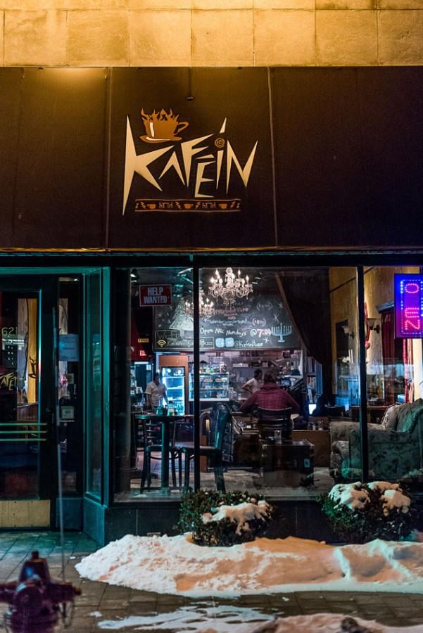 The cozy atmosphere of Kafein ushers in a cast of performers for its open mic nights each Monday. From singers to stand-up comedians, every show is unique.  