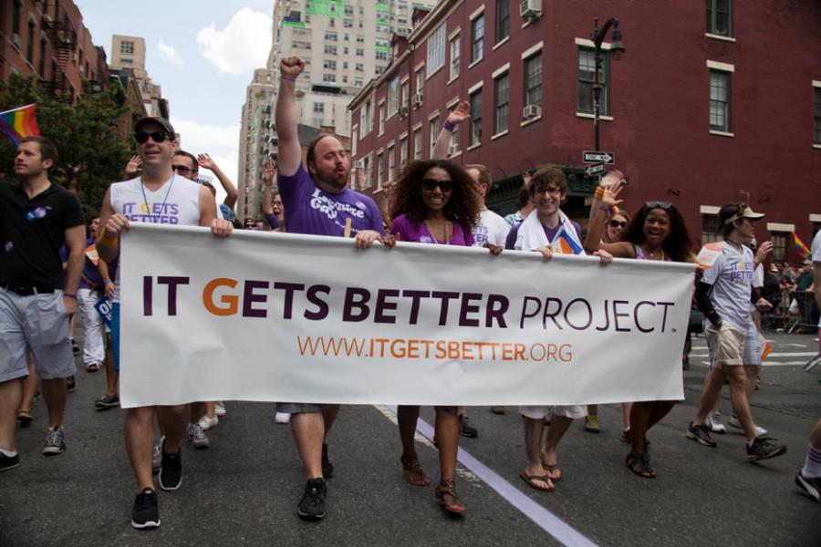 The It Gets Better Project promotes activism to inspire struggling LGBT youth. A new Feinberg study has found psychological distress in LGBT adolescents indeed decreases as they age.