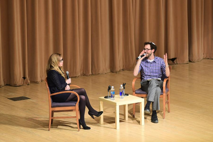 Rabbi Aaron Potek spoke with “Orange is the New Black” star Natasha Lyonne in February about her Jewish identity. Potek is leaving NU at the end of this year to take a new job in Washington.