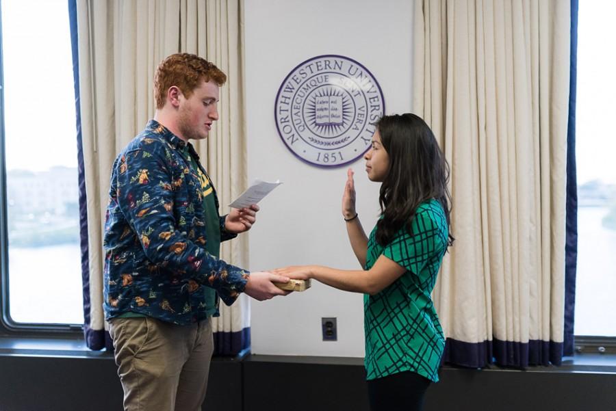 McCormick sophomore Wendy Roldan is confirmed at Senate on Wednesday as Associated Student Government’s new vice president for student life. Senate also discussed a tobacco-free resolution and approved ASG’s operating budget.
