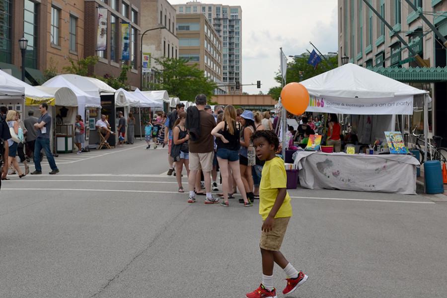 Captured: Evanston artists show work at Fountain Square Art Festival