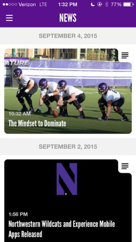 A new Northwestern Wildcats application launched Wednesday, giving fans a more interactive way to experience games.  The application will be fully functional before Saturdays game against Stanford University. 