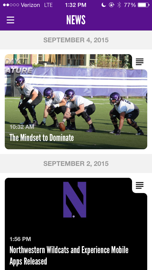 New Football Fan Experience Enhancements Debut September 10th -  Northwestern Athletics