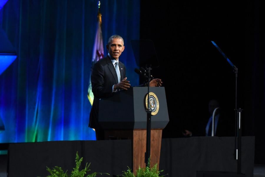 President+Barack+Obama+addresses+the+International+Association+of+Chiefs+of+Police+in+Chicago+on+Tuesday.+Obama+defended+police+officers+and+their+work+amid+the+national+debate+surrounding+officers+use+of+force.