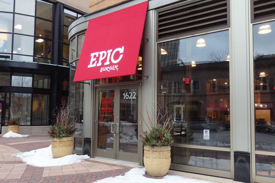 Chicago-area+restaurant+chain%2C+Epic+Burger%2C+will+open+its+eighth+location+this+month+in+Evanston.+The+new+burger+joint%2C+1622+Sherman+Ave.%2C+is+located+a+block+away+from+Edzo%E2%80%99s+Burger+Shop%2C+1571+Sherman+Ave.