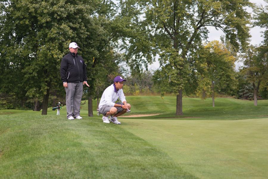 Dylan Wu ponders his next shot. The sophomore was a standout last season, leading the Wildcats in scoring average. 