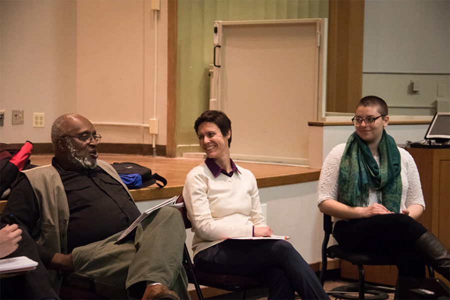Panelists discuss balancing student activism and academics. The event was hosted by Educate Discuss Unite and focused on the challenges of student activism.