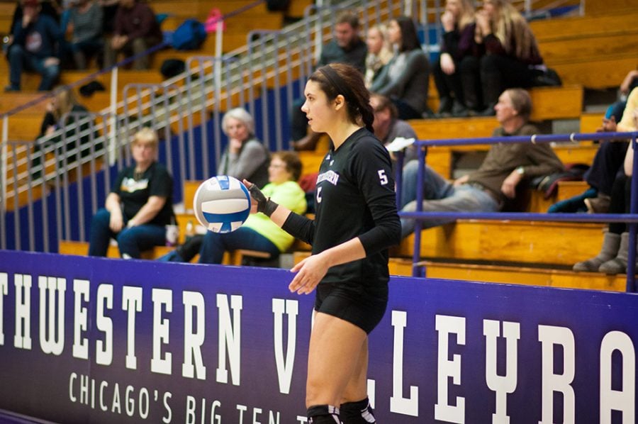 Curtain Call: Caroline Niedospial, Northwestern’s defensive rock, finds her passion in volleyball through her sister