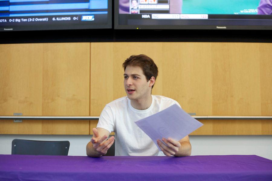 Medill junior Ryder Chasin is the new host of The Blackout, Northwestern’s first late night comedy talk show.