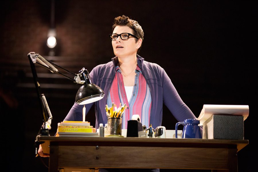 Kate Shindle (Communication ‘99) returns to Chicago with the national tour of the hit musical “Fun Home.” Shindle stars as Alison, the first lesbian protagonist in a Broadway musical.