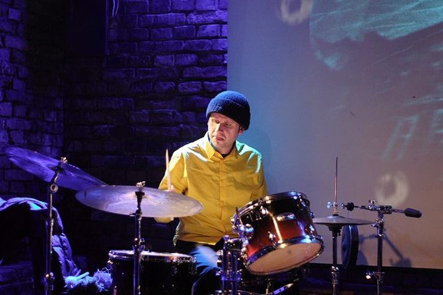 Tim Daisy improvises with percussion. Daisy is an experimental musician who was recently featured on “Now Is Podcast.”