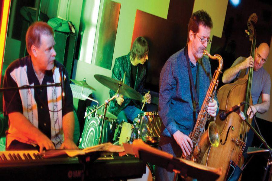 “Jazz from Planet Flippo” performs its unique repertoire, which is inspired by world music and rock arrangements. The quartet now plays twice a month at Tommy Nevin’s Pub in Evanston.