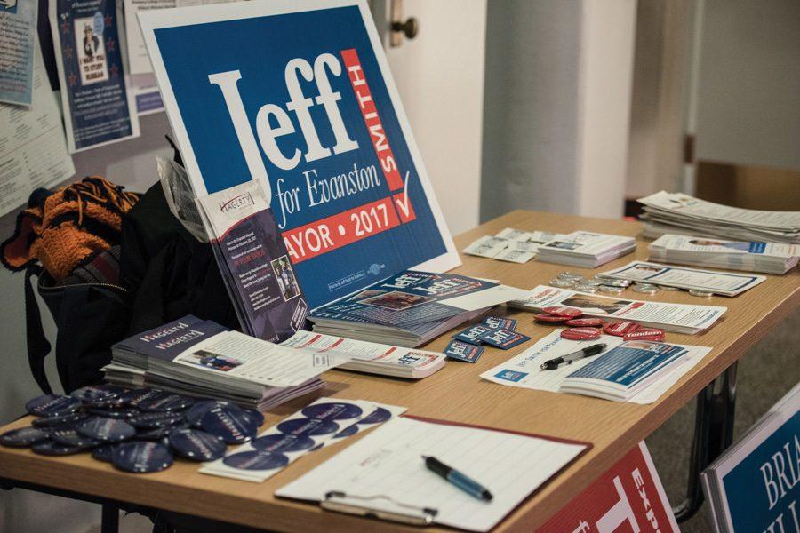 Jeff+Smith+%28Weinberg+%E2%80%9977%29+is+one+of+five+candidates+in+the+Evanston+mayoral+race.+The+primary+election+is+set+for+Feb.+28.