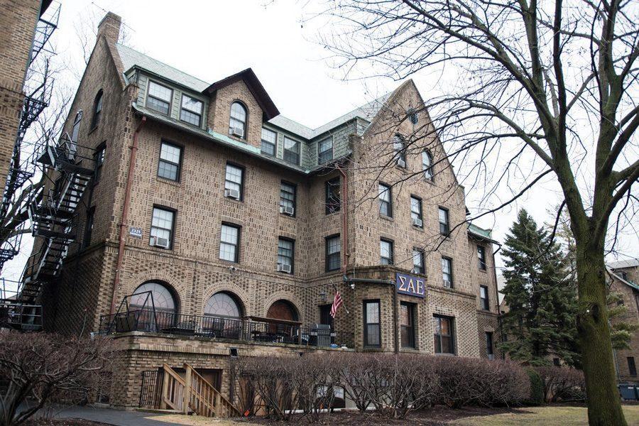 Sigma Alpha Epsilon fraternity’s house on Northwestern’s campus. On Thursday, the University announced that no disciplinary action will be taken at this time against SAE and another unnamed fraternity following reports of alleged sexual assaults.
