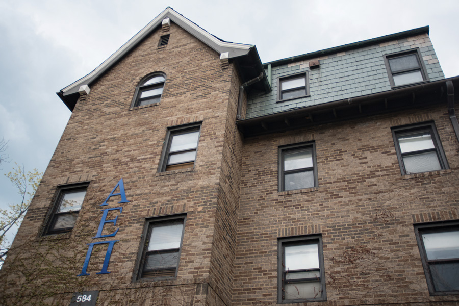 The Alpha Epsilon Pi fraternity house on Northwestern’s campus. This year’s Dog Days, AEPi’s annual philanthropy, will donate profits to the American Foundation for Suicide Prevention in honor of Scott Boorstein, a member who took his own life in September.