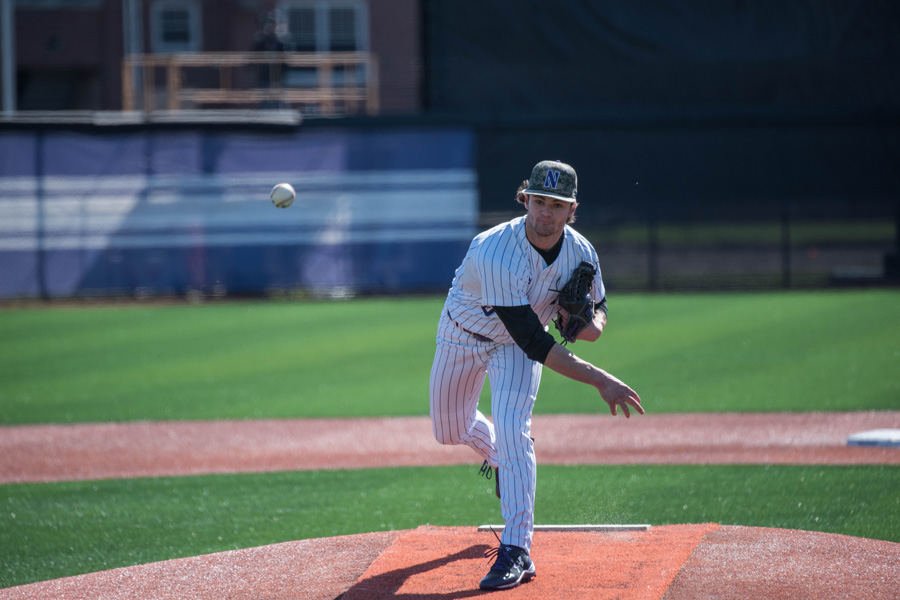 Tommy Bordignon fires a pitch. The junior and the Wildcats’ bullpen will look to continue their strong play Wednesday at Chicago State.