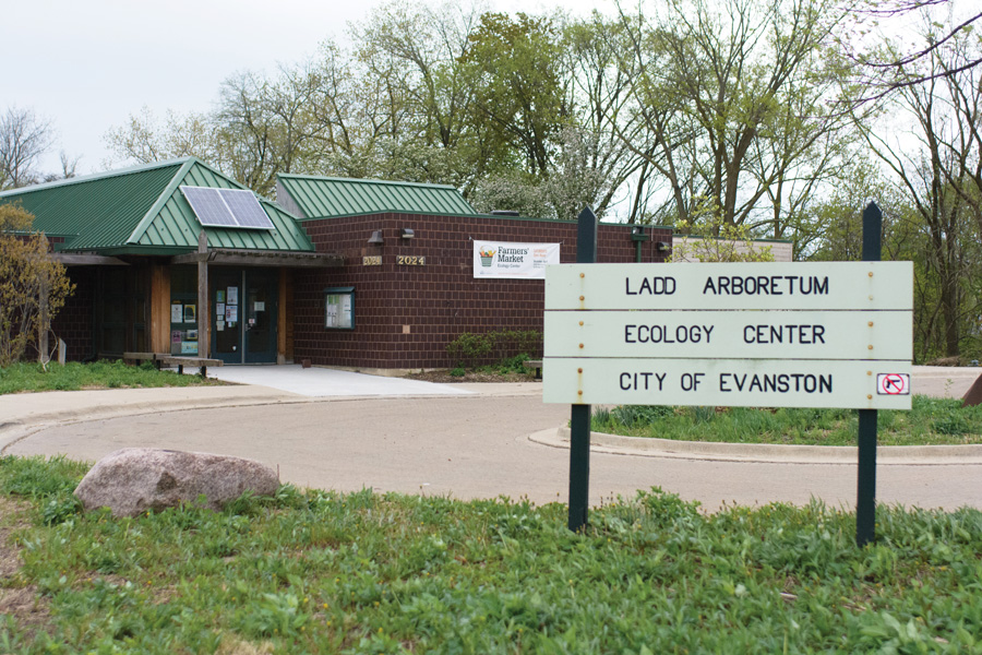 The Evanston Ecology Center, 2024 McCormick Blvd. The center has recently purchased four beehives, which it plans to fill with 40,000 honeybees. 