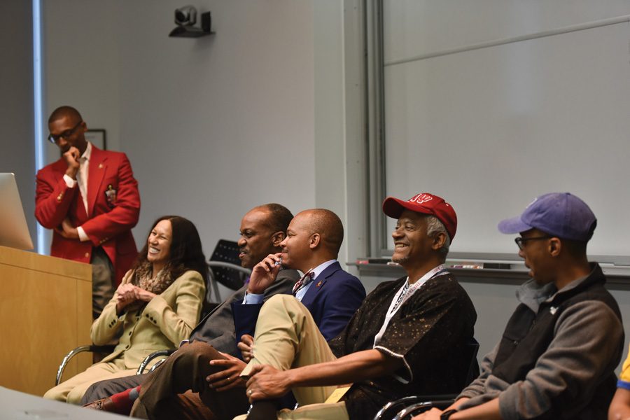 Panel members talk about the current state of black Greek life on campus and its relevancy. The talk kicks off a series of events held to celebrate the 100th anniversary of Northwestern’s Kappa Alpha Psi, which is the oldest historically black fraternity on campus. 