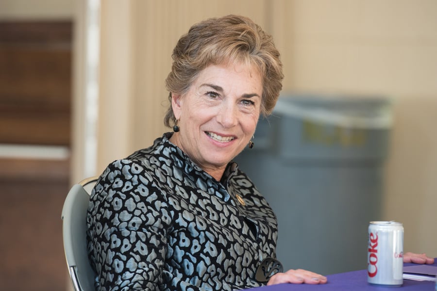 U.S. Rep. Jan Schakowsky (D-Ill.) at an event in October. Schakowsky introduced a bill Tuesday that would prohibit airlines from involuntarily bumping ticketed passengers.