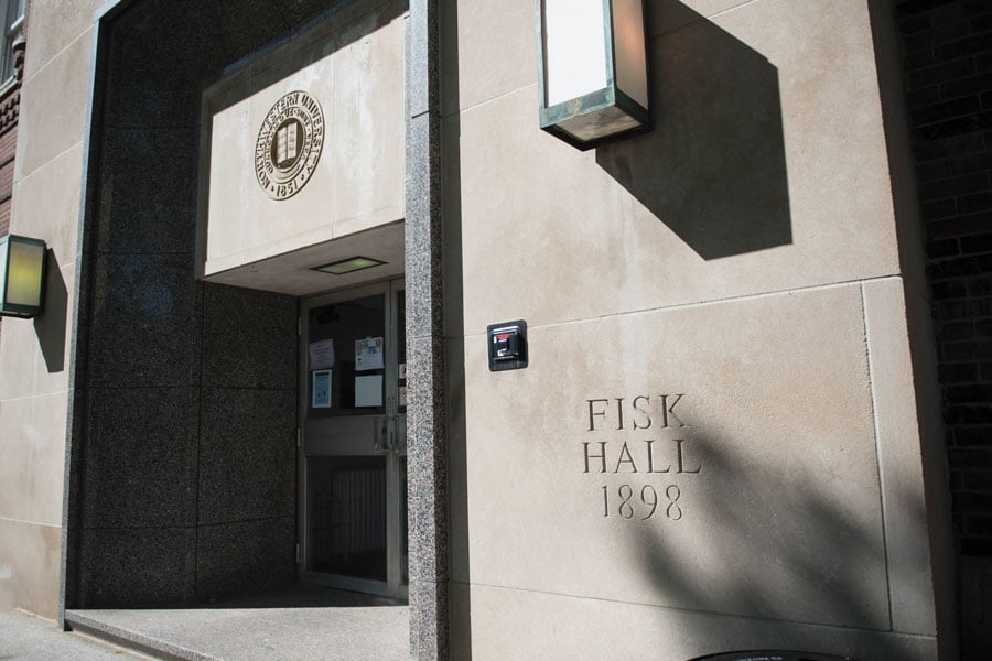 Fisk Hall at 1845 Sheridan Rd., home of the Medill School of Journalism. A national journalism accreditation council responded to Medill Dean Brad Hamm’s comments regarding the school’s decision to not apply for accreditation this year. 