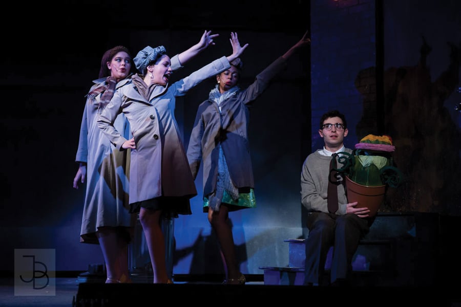 Students perform in this past year’s production of “Little Shop of Horrors.” Dolphin Show announced “Ragtime” as next year’s production.